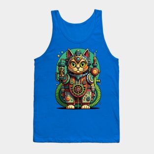 Mechanical Cat Tank Top